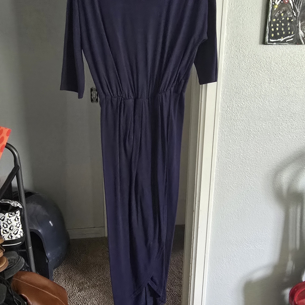 Navy Blue Long Dress